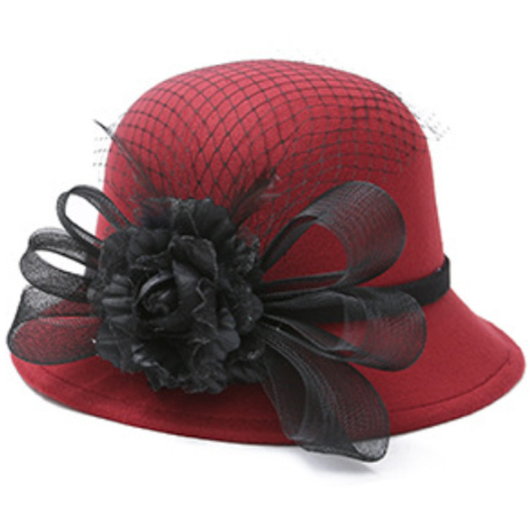 Women Ladies Juzz Jewish Fedora Church Hat Bowler