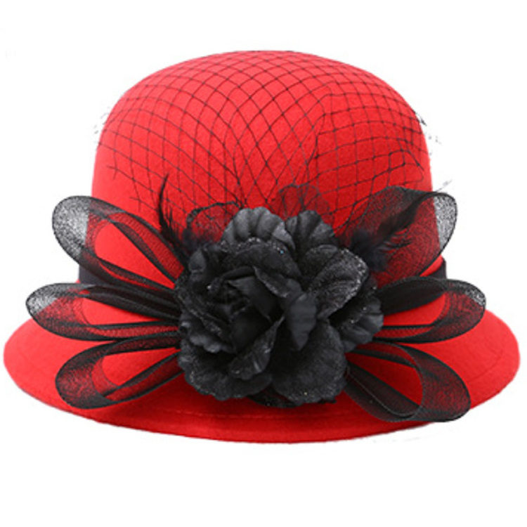 Women Ladies Juzz Jewish Fedora Church Hat Bowler