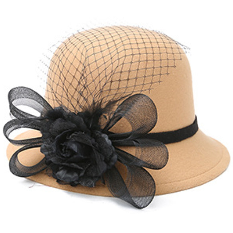 Women Ladies Juzz Jewish Fedora Church Hat Bowler