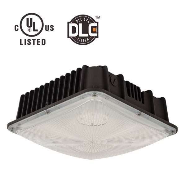 75W LED  light for Petrol Station with IP 65 waterproof cUL/DLC/CE low priofile parking garage light