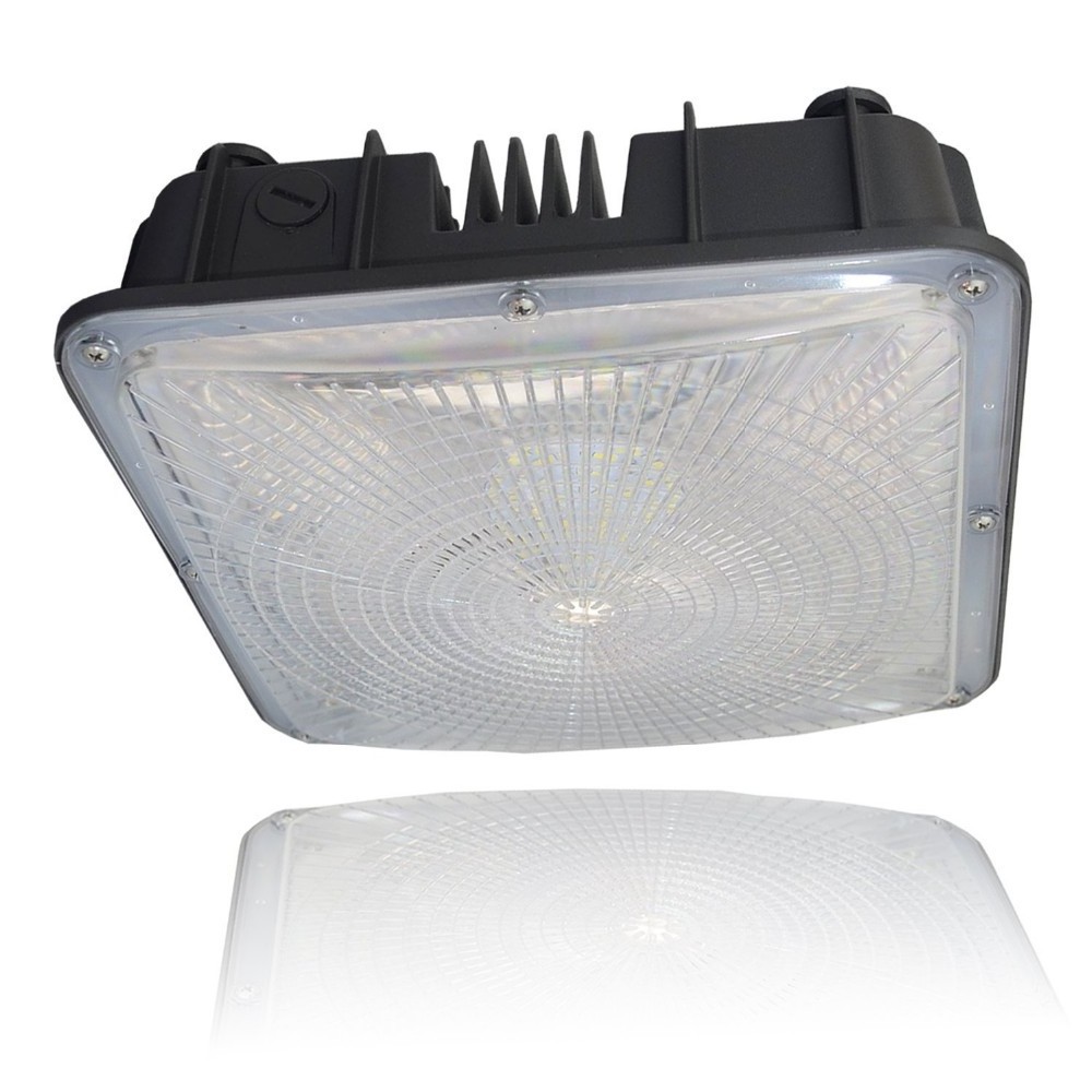 75W LED  light for Petrol Station with IP 65 waterproof cUL/DLC/CE low priofile parking garage light