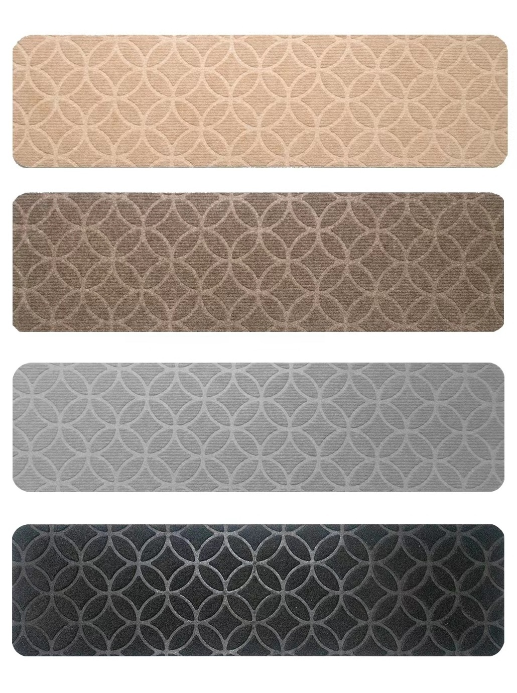 Eco-friendly Non-Slip Polyester Glue-free self-adhesive Stairs Mat Step Mat for Floor Area Rugs & Sets