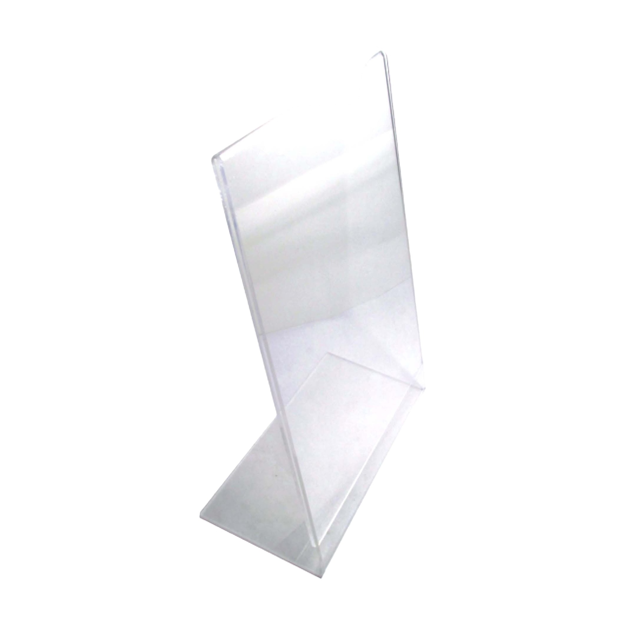 L Shape Acryl Sign Tag Holder Display Stand Clear A3 A4 A5 Acrylic Menu Holder