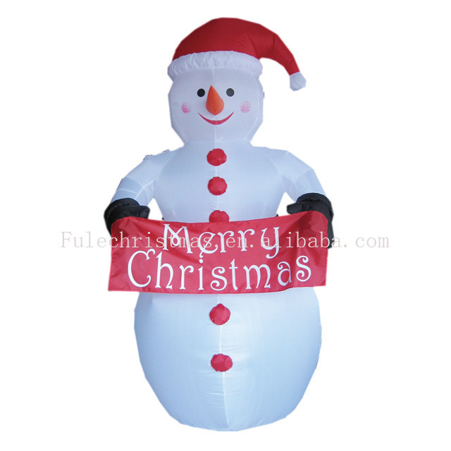 Hot outdoor inflatable snowman for Christmas decoration toy