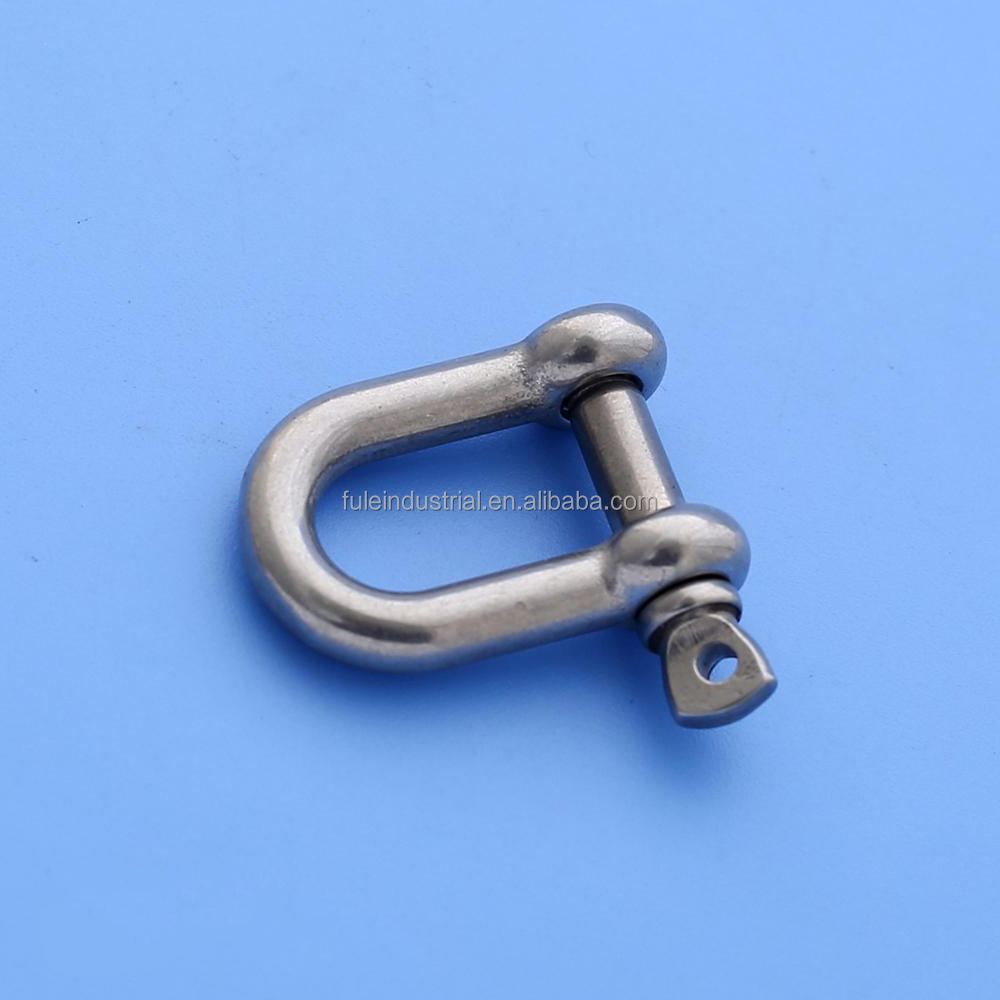 Wholesale US Type G209 G210 G213 G215 G2130 G2150 Key Pin Shackle Stainless Steel Long Wide Twist D Bow Shackle For Truck Marine