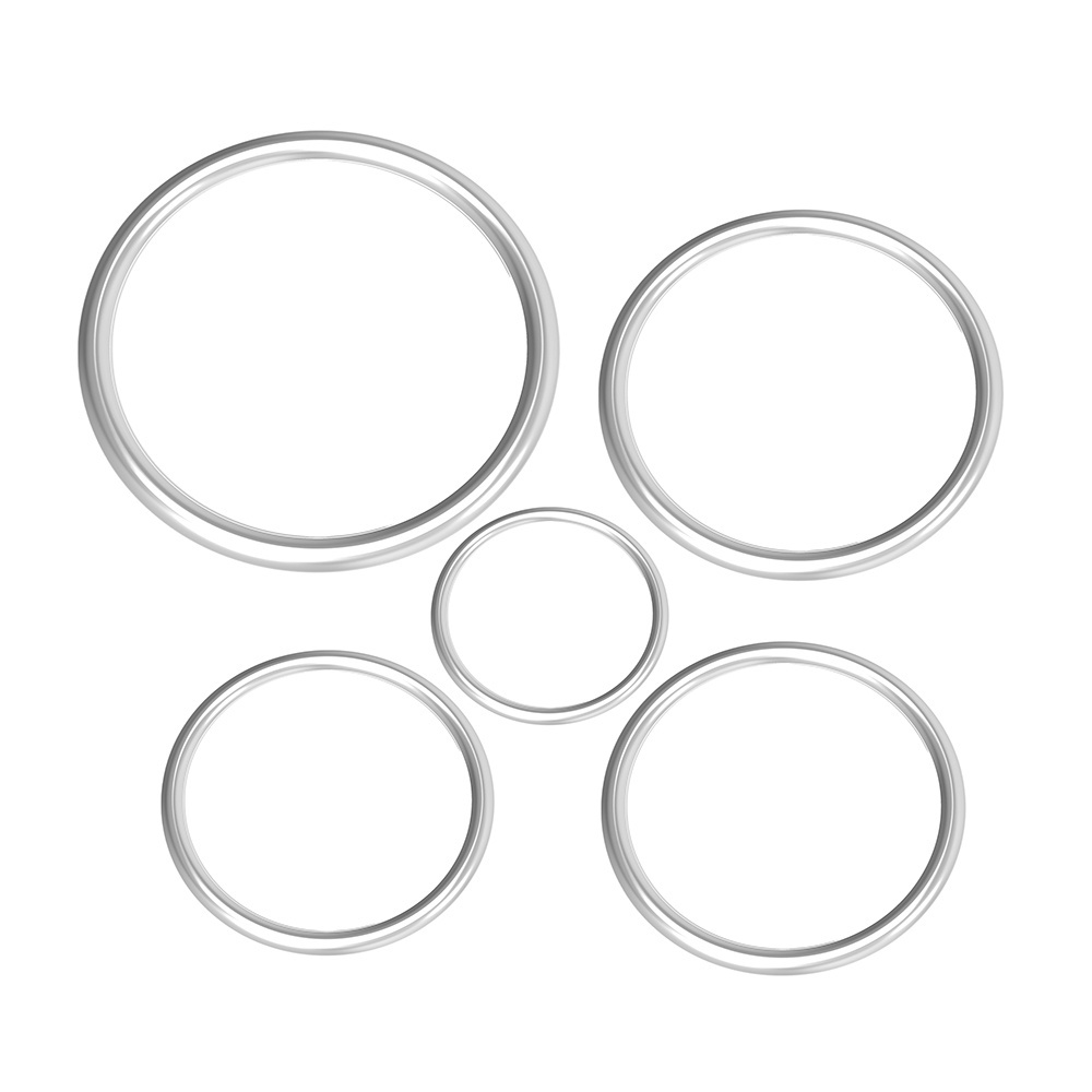 Custom Size 20mm 35mm Large Heavy Duty 304 316 Stainless Steel Seamless Welded Round Rings Marine Grade Oval Metal O Ring O-Ring