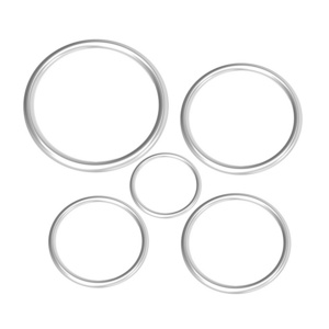 Custom Size 20mm 35mm Large Heavy Duty 304 316 Stainless Steel Seamless Welded Round Rings Marine Grade Oval Metal O Ring O-Ring