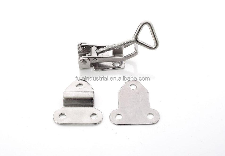 M5 M6 Marine Grade 316 Stainless Steel Adjustable Toggle Latch Lock Cylinders Hasp Clasp Lock for Durability