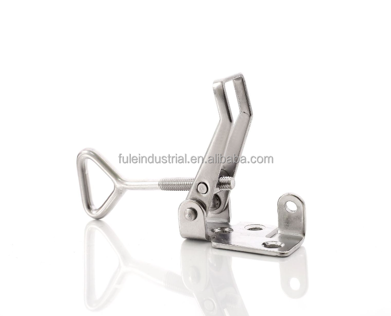 M5 M6 Marine Grade 316 Stainless Steel Adjustable Toggle Latch Lock Cylinders Hasp Clasp Lock for Durability