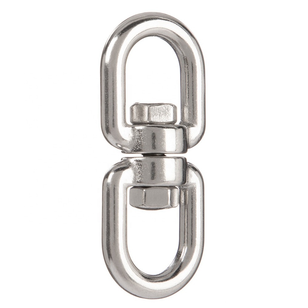 304 Stainless Steel Ring Connector Double Ended Eye To Eye OO Swivel Hook For Hanging Chair Swing Sand Hanging Basket Yoga