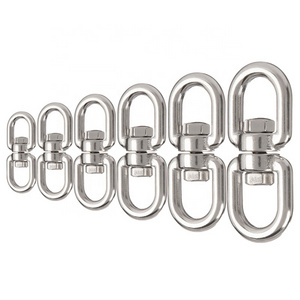 304 Stainless Steel Ring Connector Double Ended Eye To Eye OO Swivel Hook For Hanging Chair Swing Sand Hanging Basket Yoga