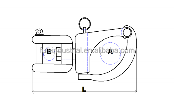 high intensity Key Pin Shackle with bar Heavy Duty 304 Stainless Steel corrosion resistance Swivel Small Shackle for ship