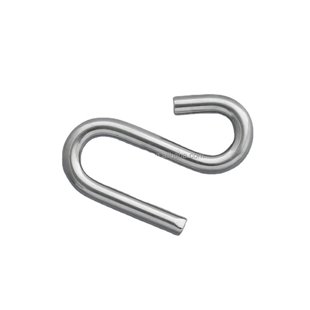 OEM Stainless Steel Cabinet Door Back S Hooks Hanging Multi-Functional Long Arm S-shaped Hook for Kitchen and Bathroom