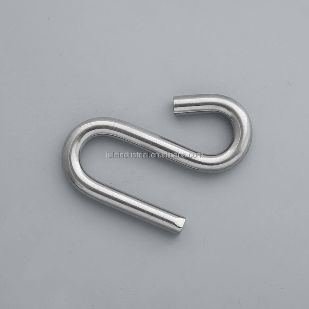 OEM Stainless Steel Cabinet Door Back S Hooks Hanging Multi-Functional Long Arm S-shaped Hook for Kitchen and Bathroom