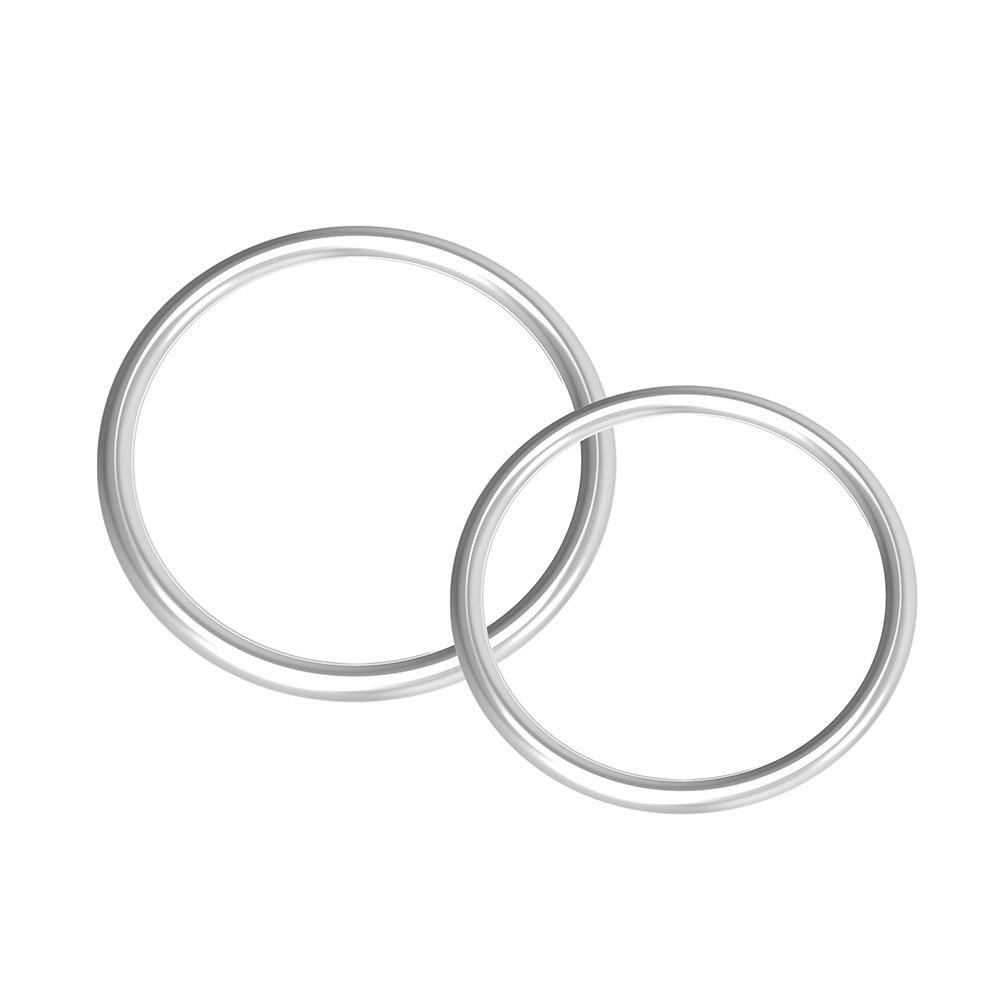 Rings Bag Parts O Ring 304 316 Closed Round Shape Metal Stainless Steel Welding Seamless Circle Type Inner Size 28.9mm Silver