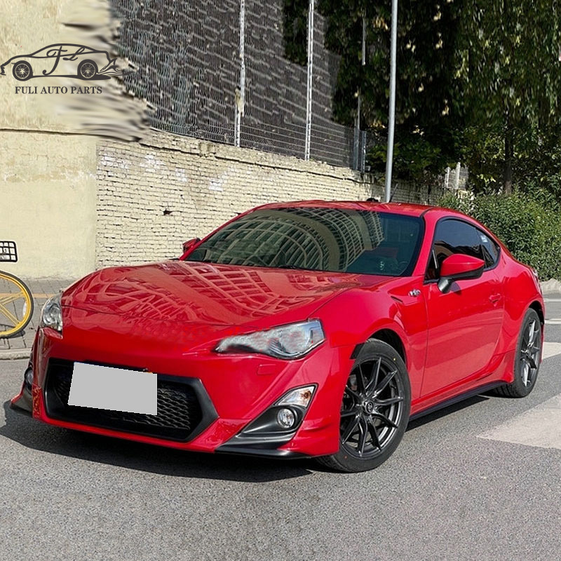 FULI BODY kits For Toyota GT86 BRZ 2013-2015 TRD Style Front lip Rear lip Side skirts