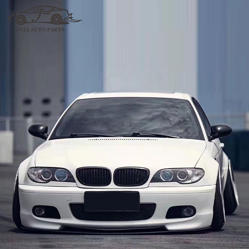 FULI Body kit For Bmw E46 Upgrade MT Style Front bumper Rear bumper Side skirts Car bumpers