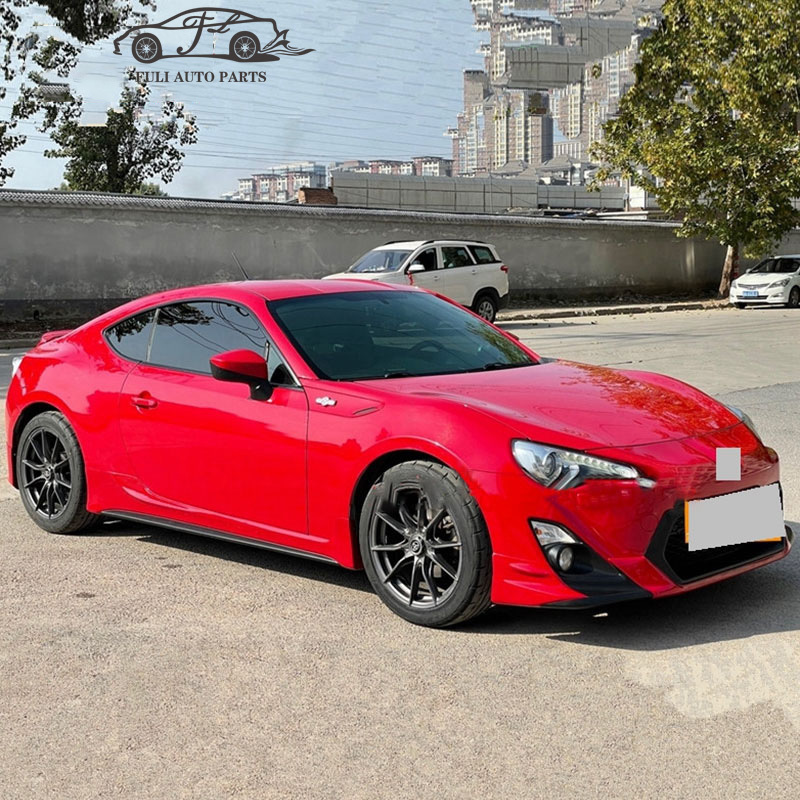 FULI BODY kits For Toyota GT86 BRZ 2013-2015 TRD Style Front lip Rear lip Side skirts