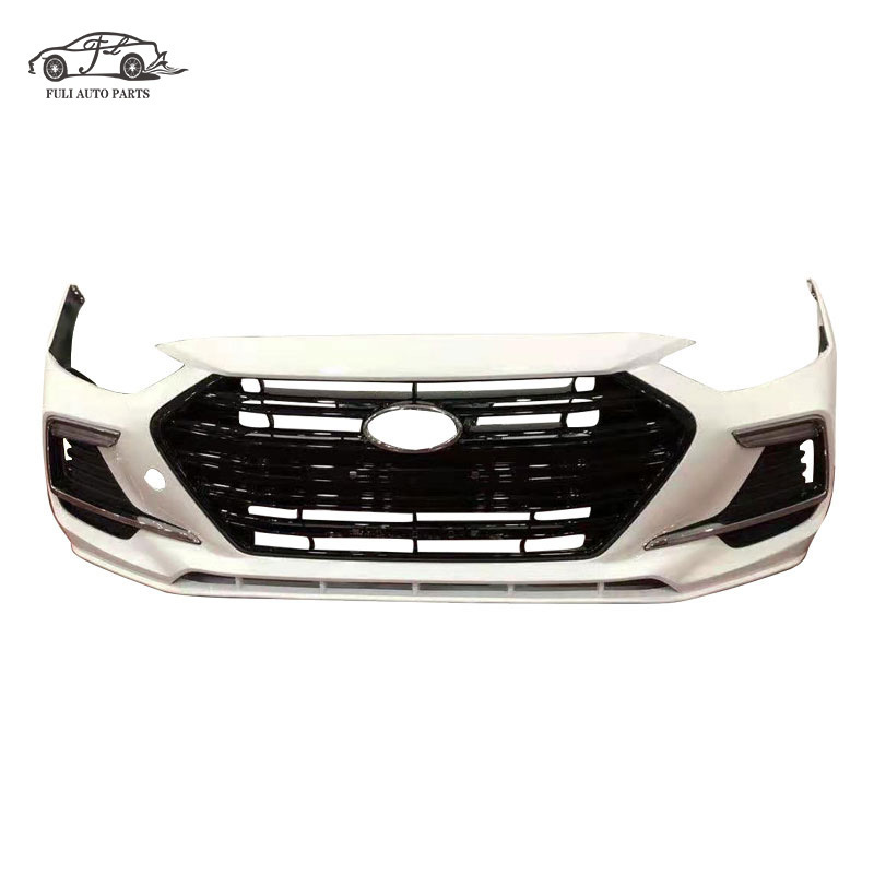 FULI auto parts ABS Material Car Front bumper For Hyundai Elantra 2016-2019  body kit car bumper