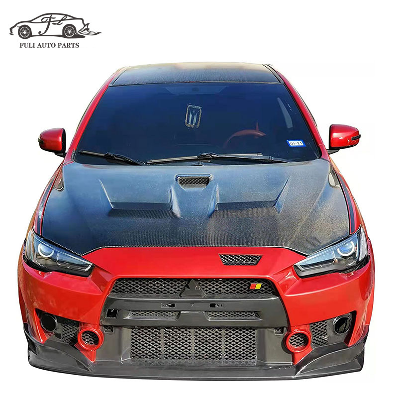 FULI car parts Car bumper For Mitsubishi Lancer 2009-2015 Upgrade FQ Style body kit Front bumper Rear bumper Side skirt