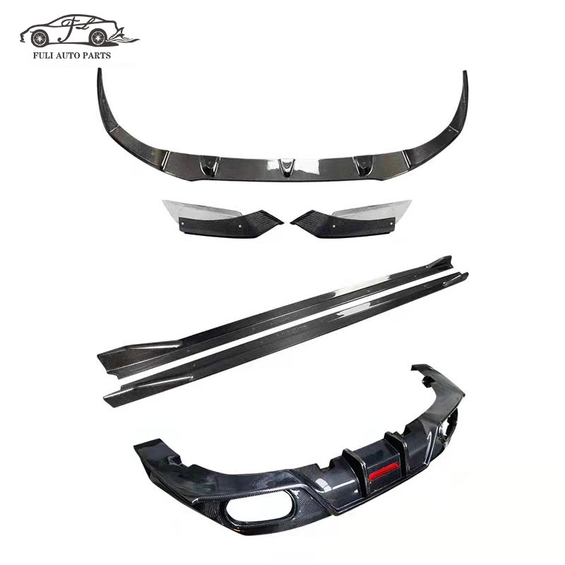 FULI hot selling body kit For BMW Z4 G29 Carbon fiber Front lip rear diffuser Side skirts spoiler