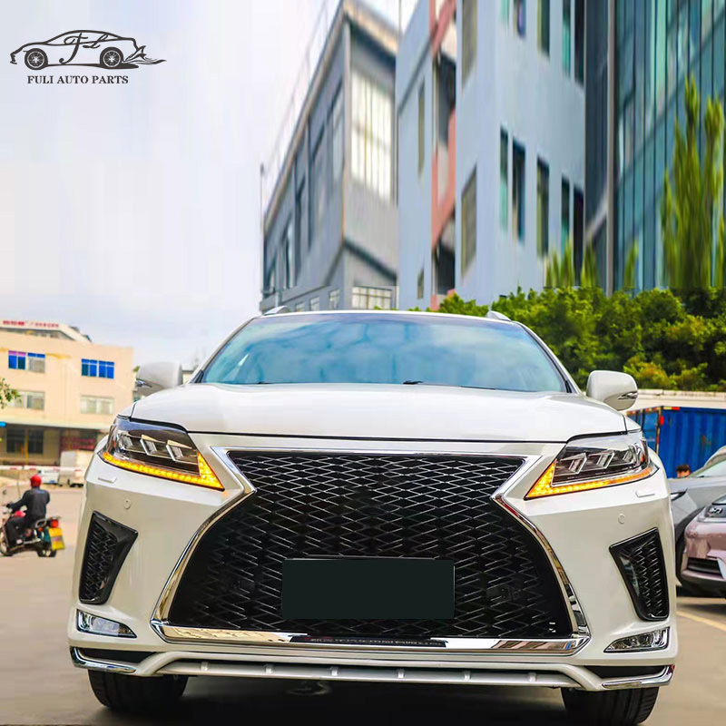 FULI PP material Car bumpers For Lexus RX270 RX350 RX450 2009-2014 Upgrade new 2020 style body kit