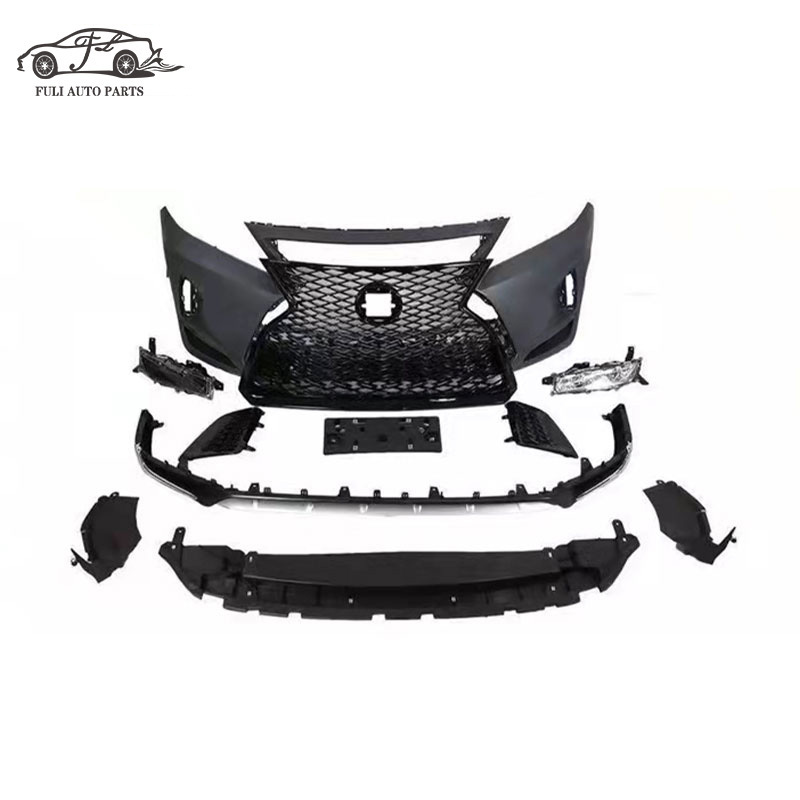 FULI PP material Car bumpers For Lexus RX270 RX350 RX450 2009-2014 Upgrade new 2020 style body kit