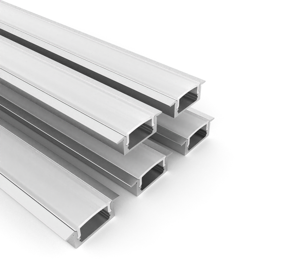 For Ceiling Light 6063 T5 Recessed 23*9mm Extrusion Heat Sink Housing Channel Led Strip Aluminium Profile