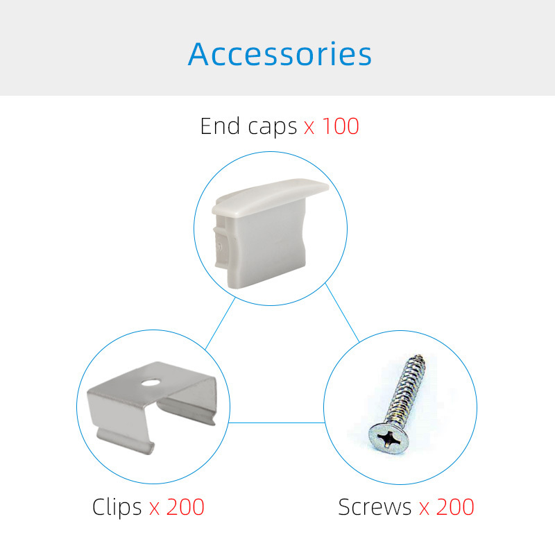 Customization Linear Lamp Alu Profil Channel Extrusion PC Diffuser Cove Recessed Aluminium Profile For Led Strip Lighting