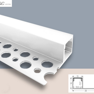 K5-2 For Ceiling Dry Wall Alu Profil Channel Recessed Architectural Drywall Gypsum Unilateral Plaster in LED Aluminium Profile