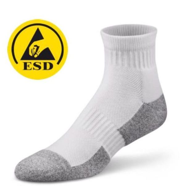 ESD Works Shoes And Heel Grounders Anti Static Socks Earthing Static Control Unisex Economical Comfortable Socks