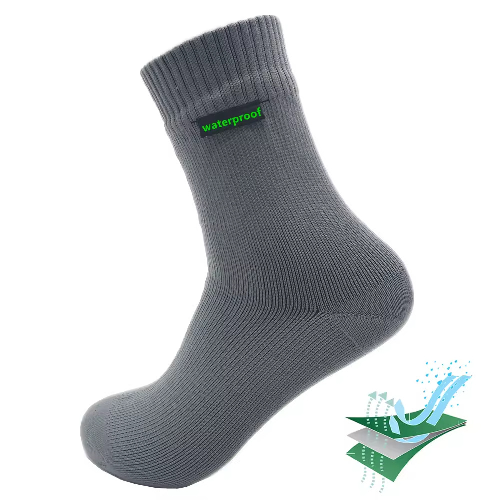 High Quality Hot OEM Pattern Unisex Custom Logo Crew Size Waterproof Breathable Hiking/Biking/Skiing Socks