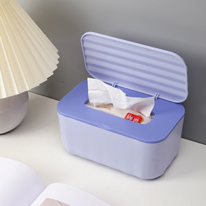 Household Plastic Paper Mask Storage Box Wet Tissue Box Seal Baby Wipes Dispenser Holder Dust-proof Tissue Box With Lid Kitchen