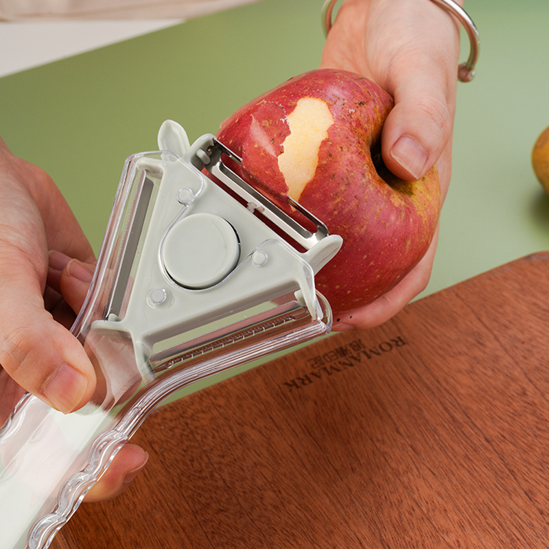 Household Peeler Multi-functional Three-in-one Beam Knife Kitchen Scraping Fruit Planer Potato Paring Knife Apple Peeler