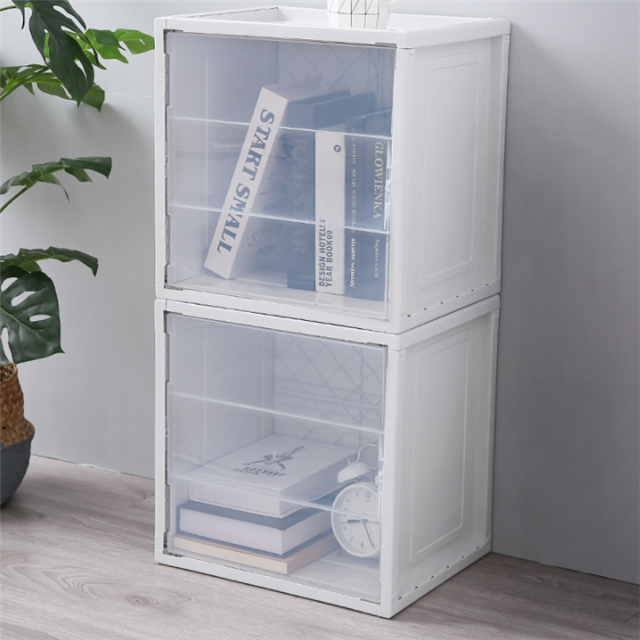 Clear Storage Bin Plastic Containers Stackable Book Organizer Stackable Pantry Storage Drawers