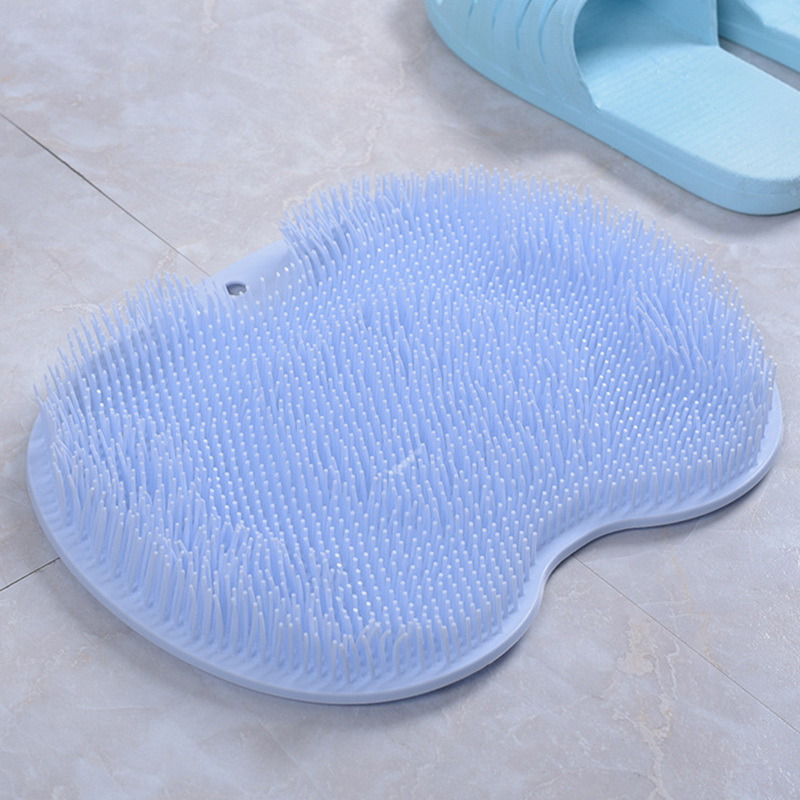 Non Slip Bath Remove Dead Skin Lazy People Rub Back Artifact Silicone Shower Foot Scrubber Back Brush Bathroom Massage Clean