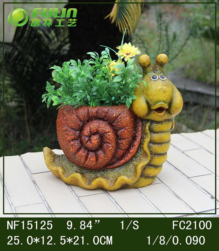 Garden Cartoon tortoise snail frog shape succulent pots for sale planting pots