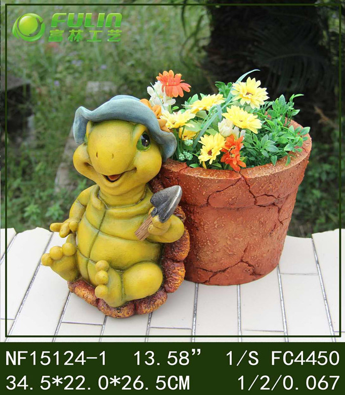 Garden Cartoon tortoise snail frog shape succulent pots for sale planting pots