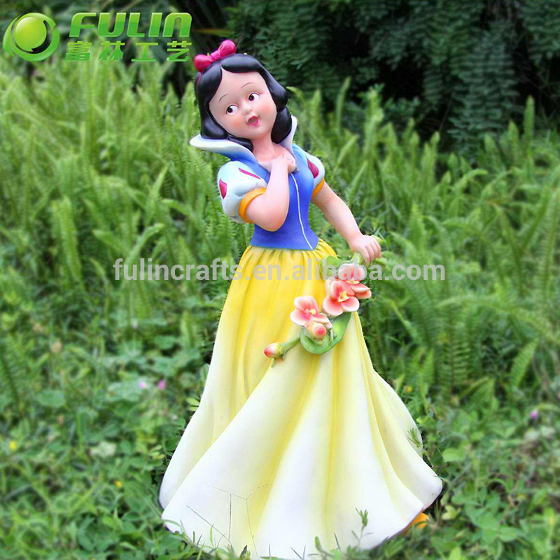 life size fiberglass snow white garden statue