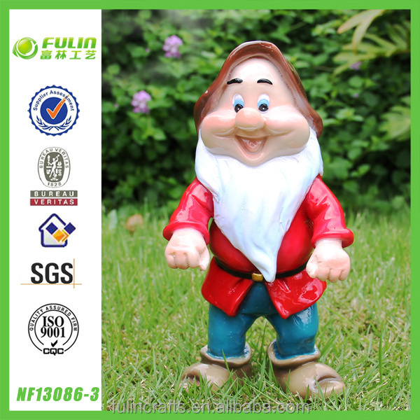 snow white and the seven dwarfs garden resin