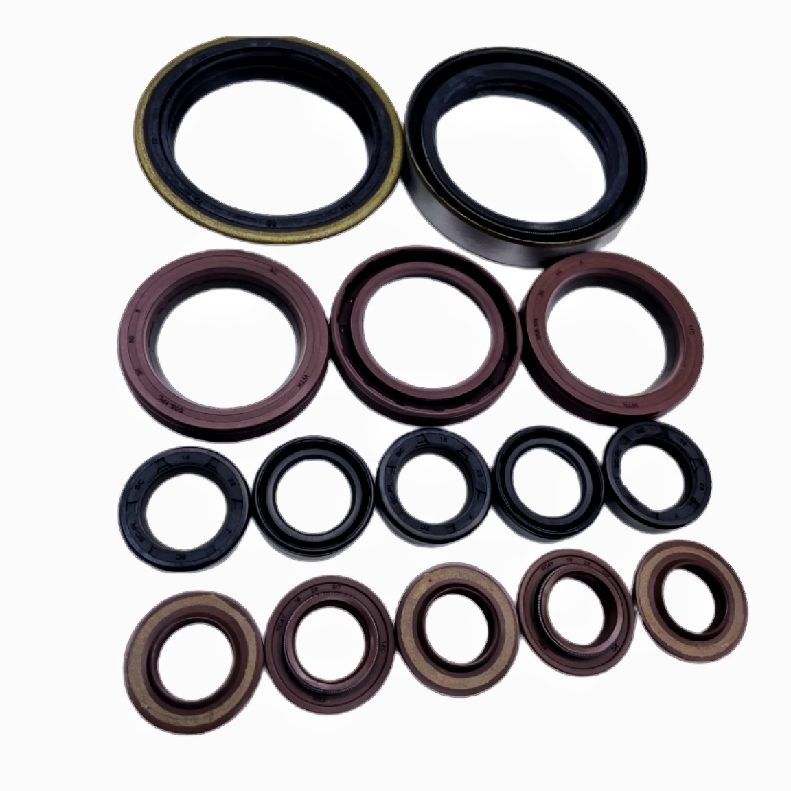 TC Oil Seal 2 Lips NBR/FKM Rubber Seal With Spring TC/TG  oilseal oil seal pump  15*36*5