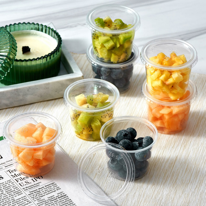 food grade plastic pp portion cups dipping sauce disposable salsa cup jellu 1 oz sauce containers plastic