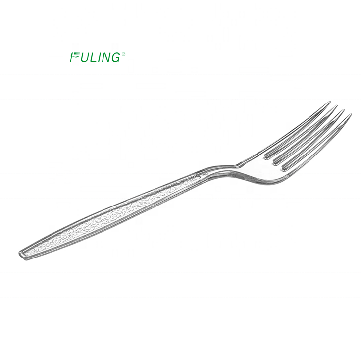 factory direct disposable forks custom transparent plastic individuals wrapped forks kit to go  ps clear plastic forks