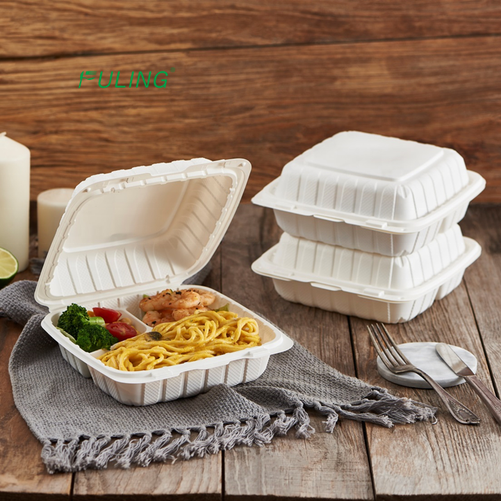 to go plates 3 compartments togo disposable biodegradable plates take away square plates with lids for restaurant