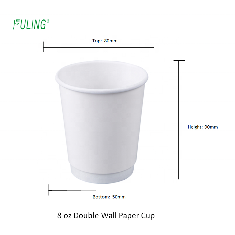 China biggest manufacturer disposable togo cup hot pla coffee 8oz paper cups with logo paper coffee