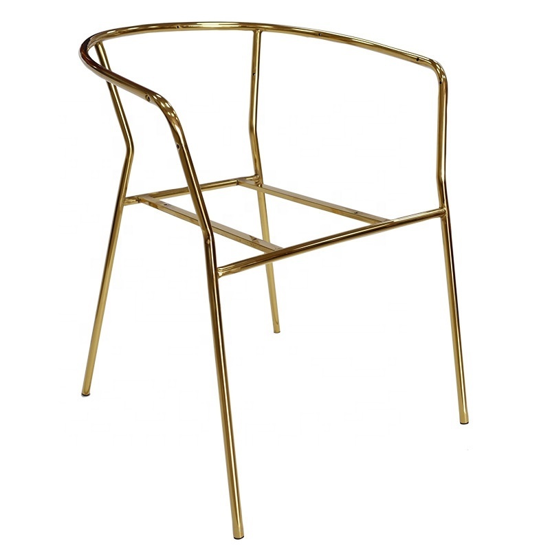 Chair Base Chair Frame for Dining Coffee Table Modern Retro Gold Metal Iron Sofa Chair Frame Steel Furniture Base Part