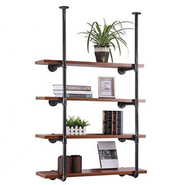 Industrial Pipe Bracket Iron Pipe Rack DIY Bracket Pipe Storage Shelving Home Storage Rack Industrial