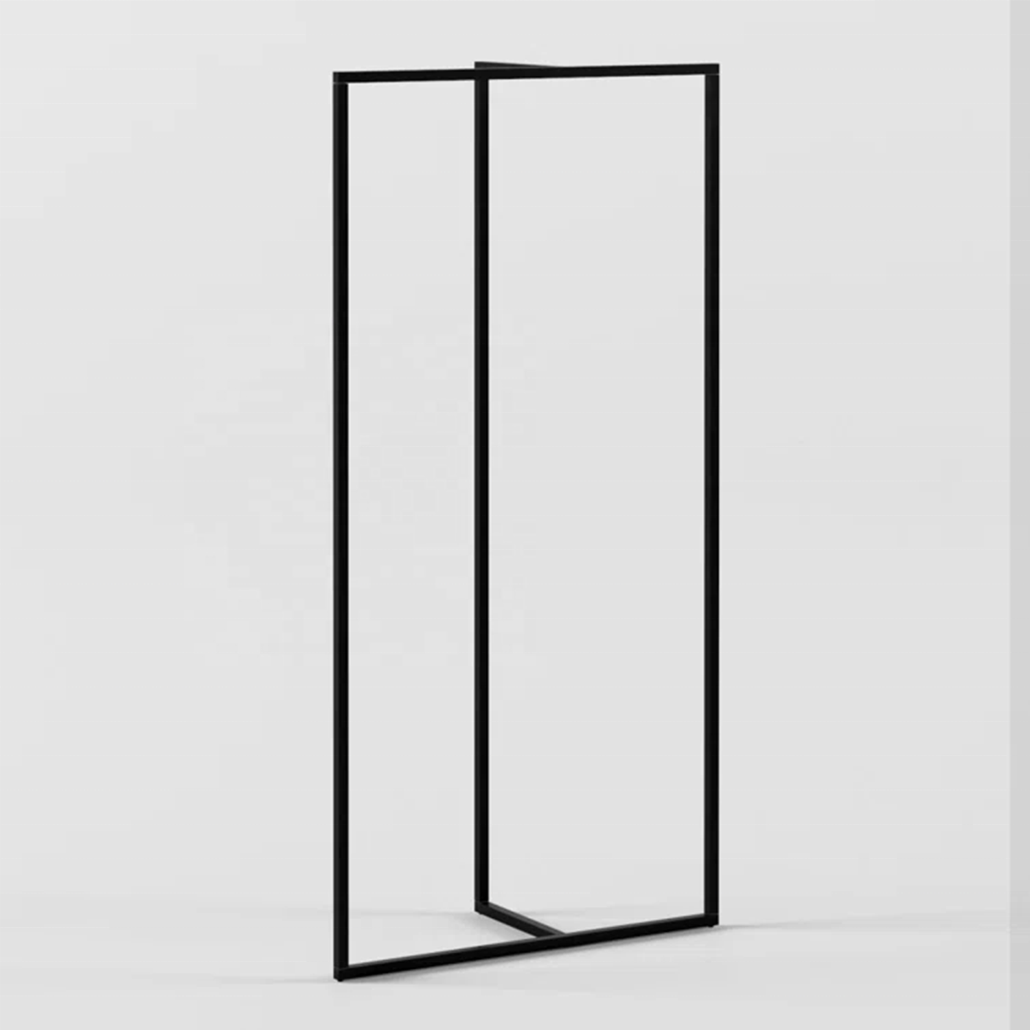 Coat Rack Modern Simple Metal Black Clothes Rack Holder Heavy Duty Clothes Display Rack