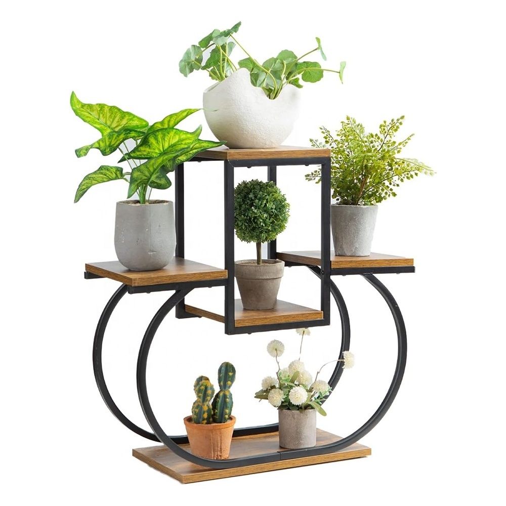 Creative Plant Stand Indoor Heart Shape Plant Pot Stand for Living Room Plant Rack