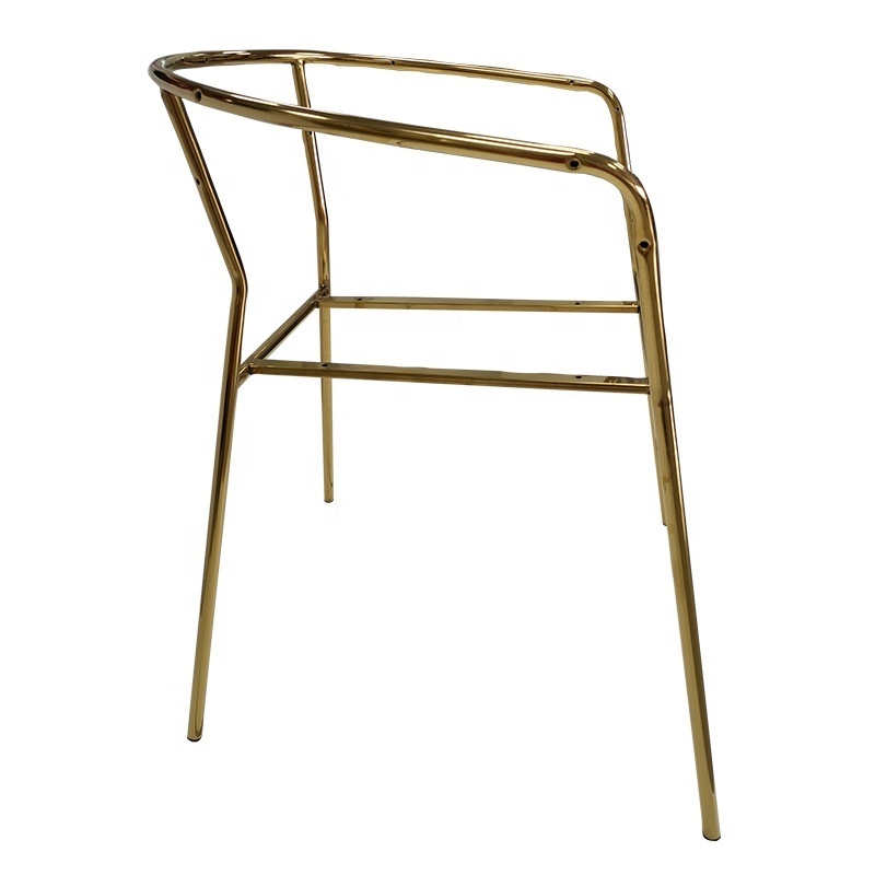 Chair Base Chair Frame for Dining Coffee Table Modern Retro Gold Metal Iron Sofa Chair Frame Steel Furniture Base Part